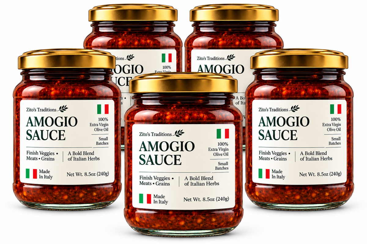 Amogio Sauce: A Family Tradition Pack of 5